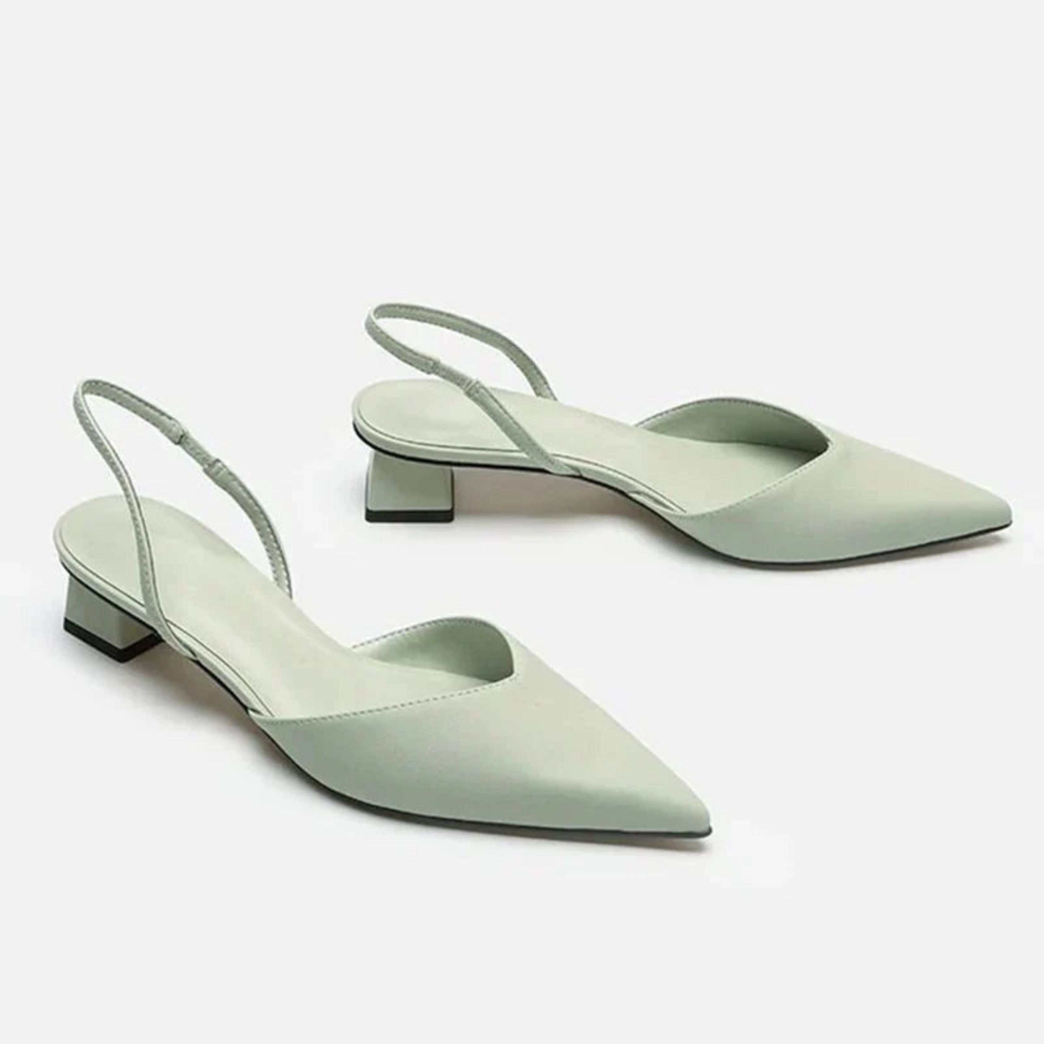 Femke | Stylish Low-Heel Slingback Pumps