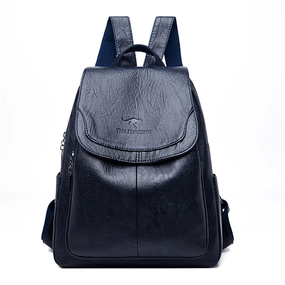 Stylish Leather Backpack