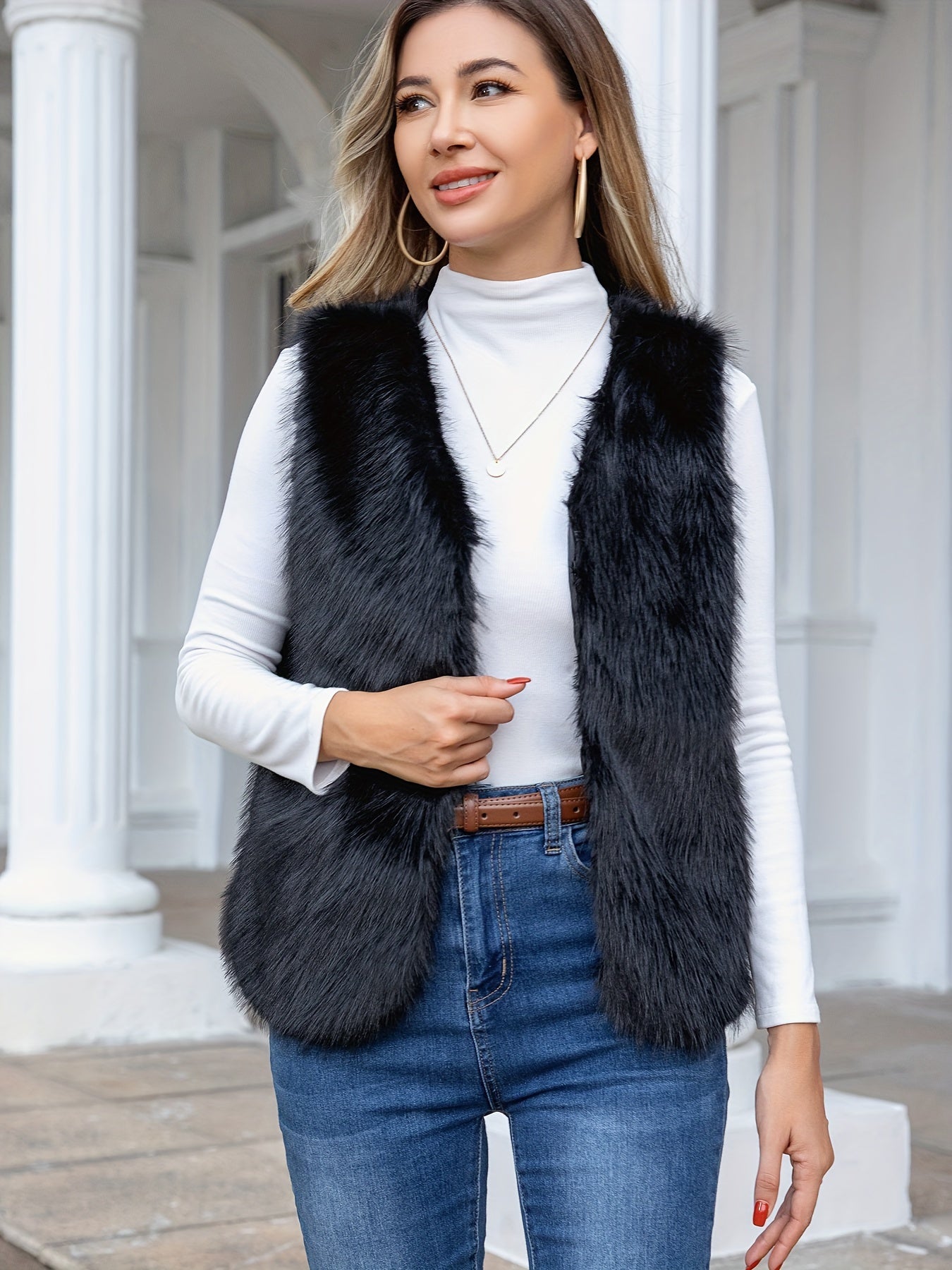 Belia | Chic Faux Fur Gilet