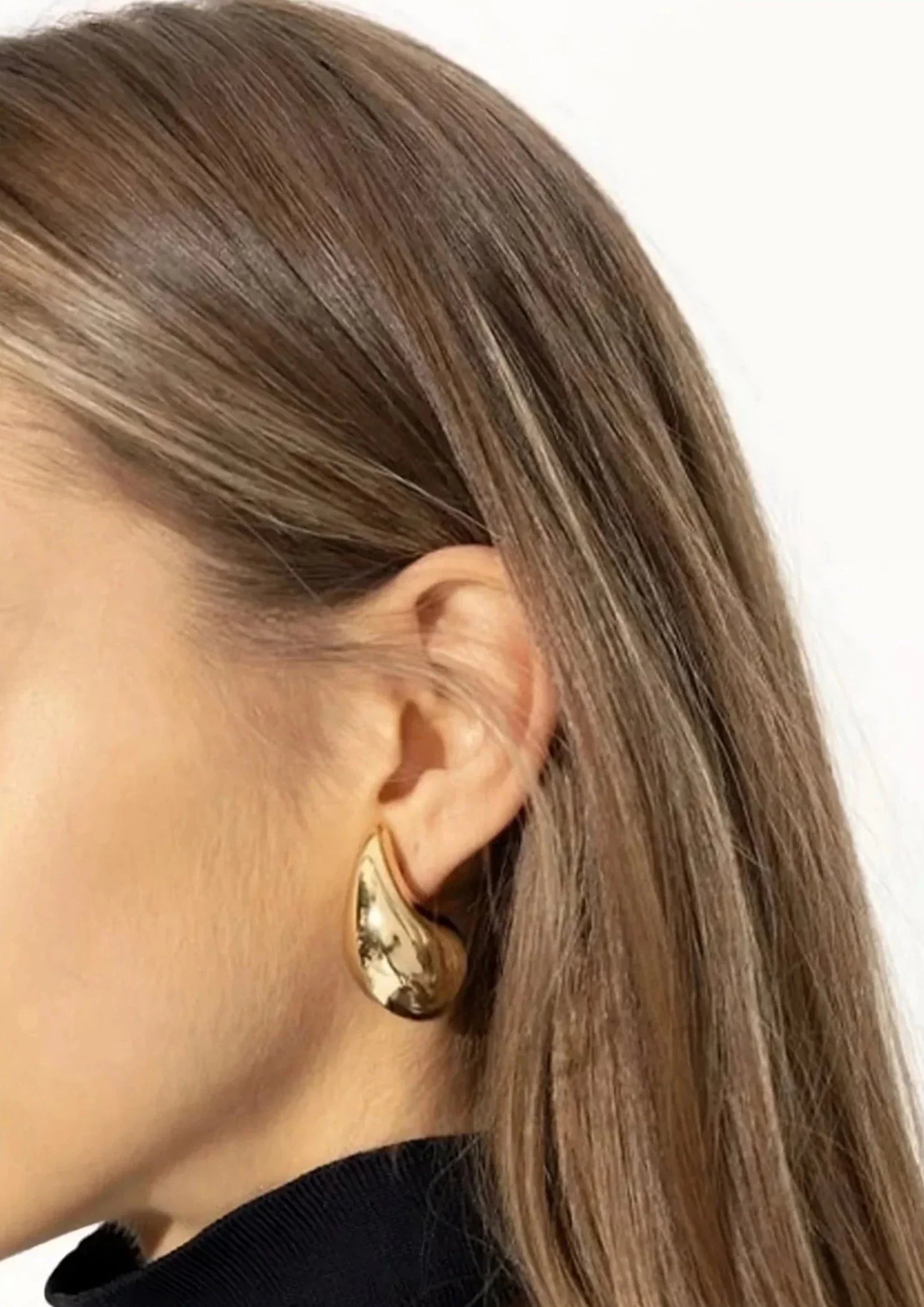 Sloane Gold Women's Earrings – Hypoallergenic Stainless Steel