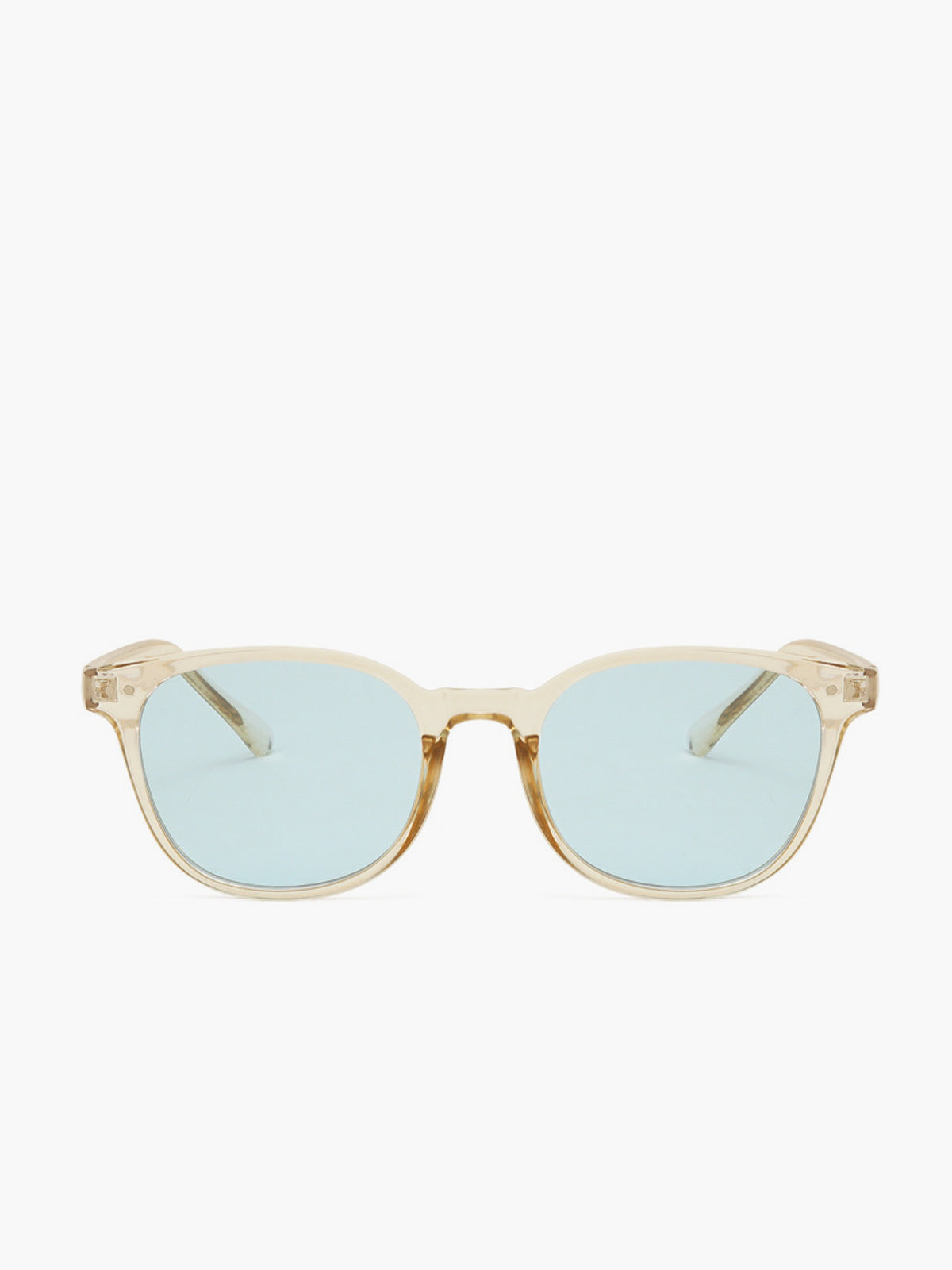 Trendy Light Blue Women's Sunglasses with UV Protection