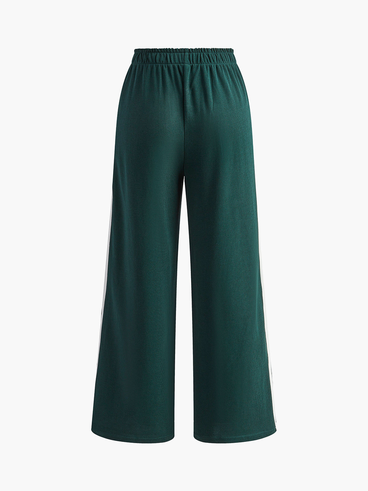 Women's Striped High-Waisted Patchwork Pants – Stylish & Comfortable