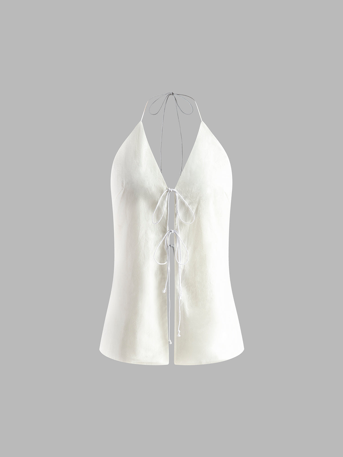 Maje | Women's Halter Set in Linen Look