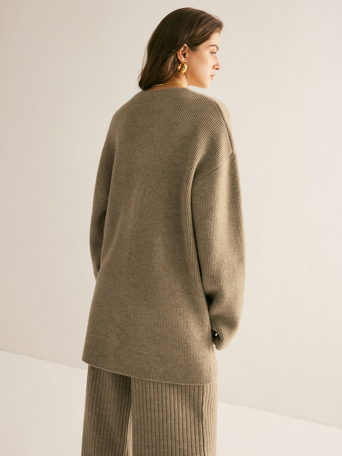 Annita | Ribbed Knit Cardigan for Women – Soft & Stretchy