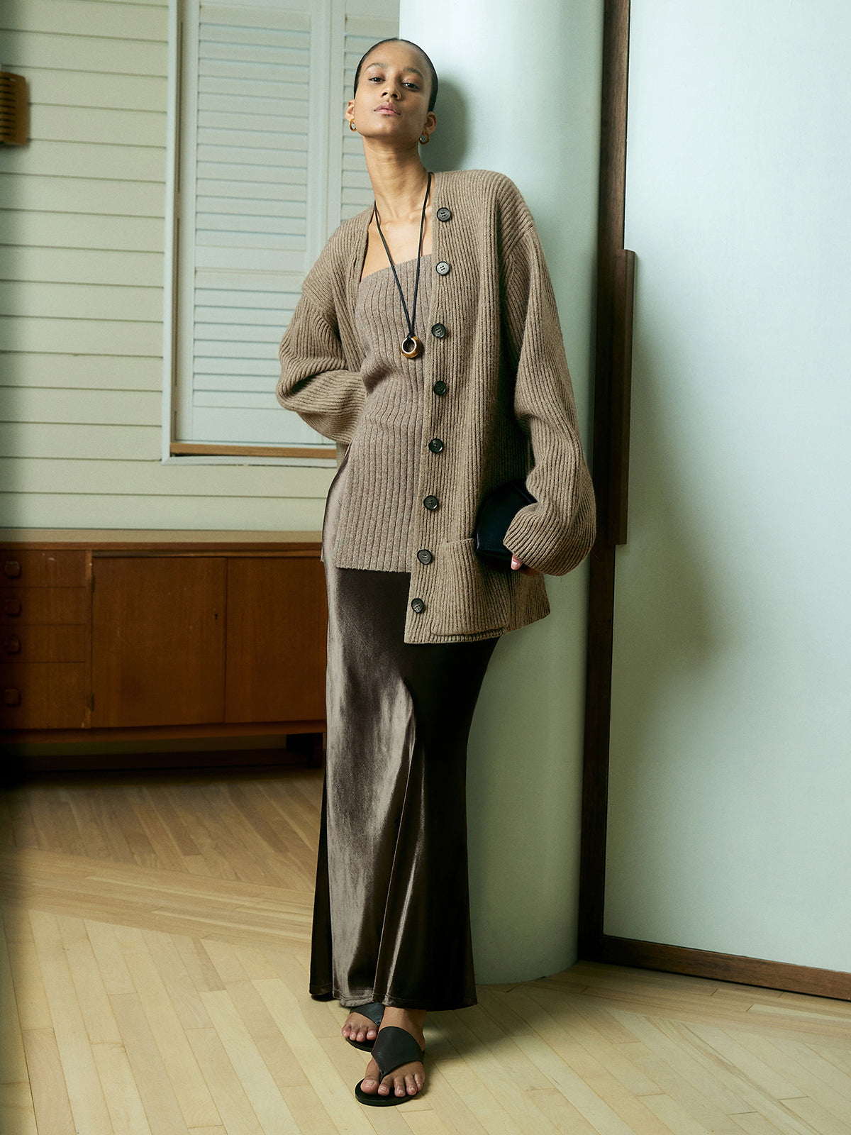 Annita | Ribbed Knit Cardigan for Women – Soft & Stretchy