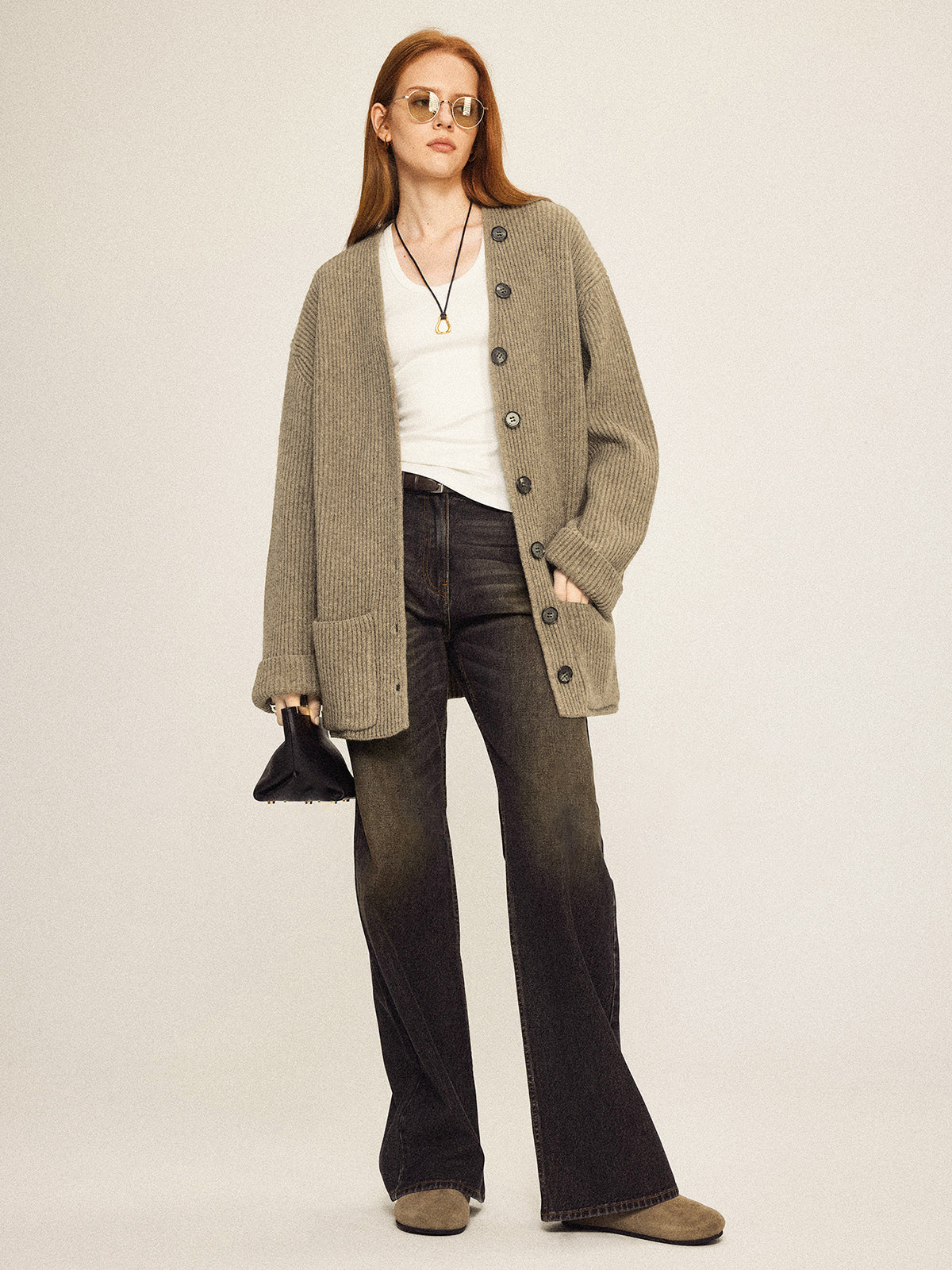 Annita | Ribbed Knit Cardigan for Women – Soft & Stretchy