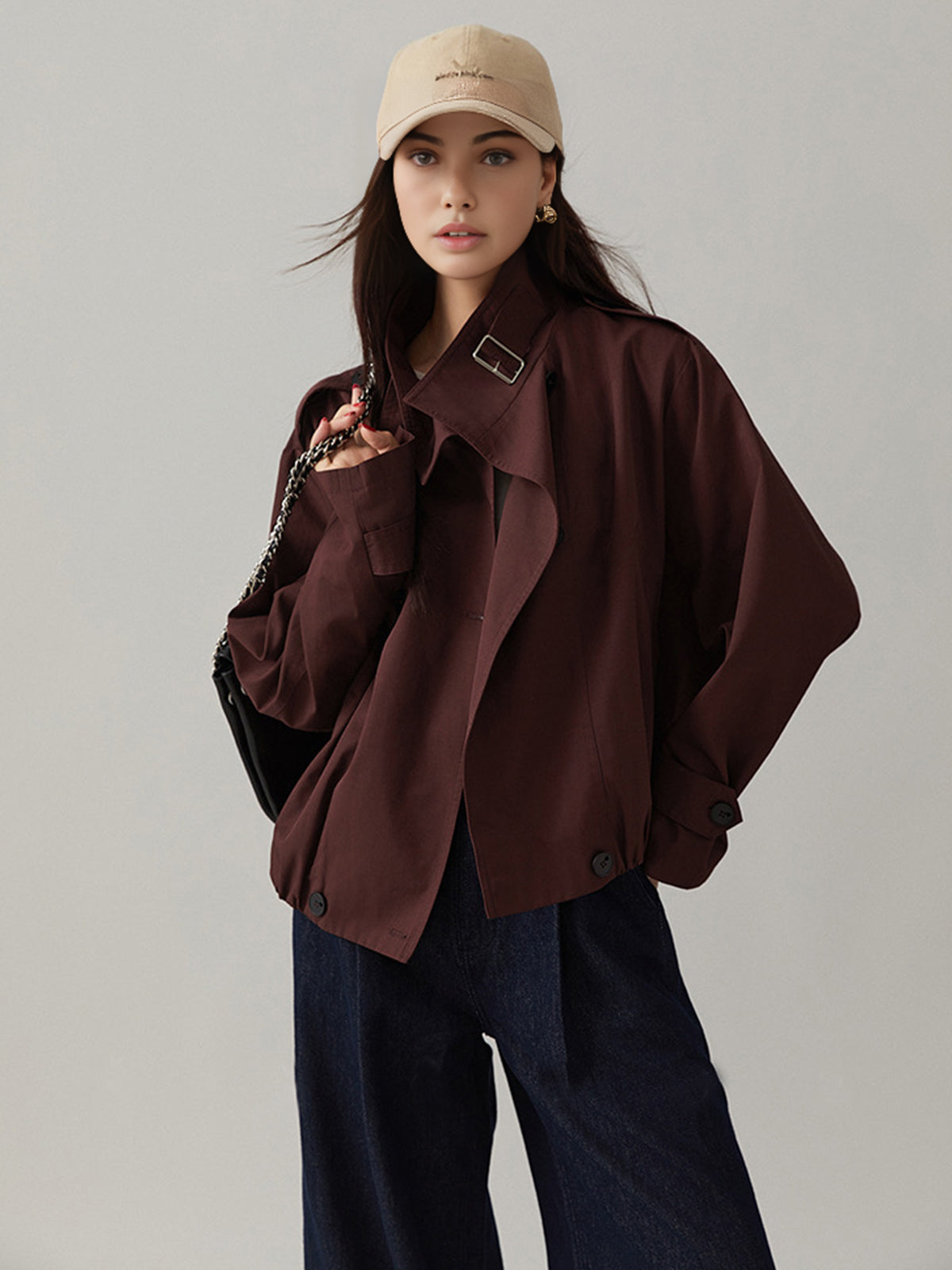 Kacy | Vintage Loose Trenchcoat – Lightweight & Stylish