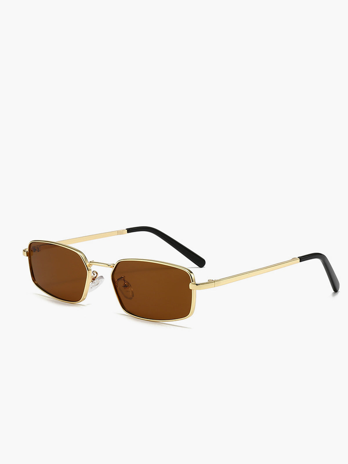 Women's Retro Square Metal Frame Sunglasses