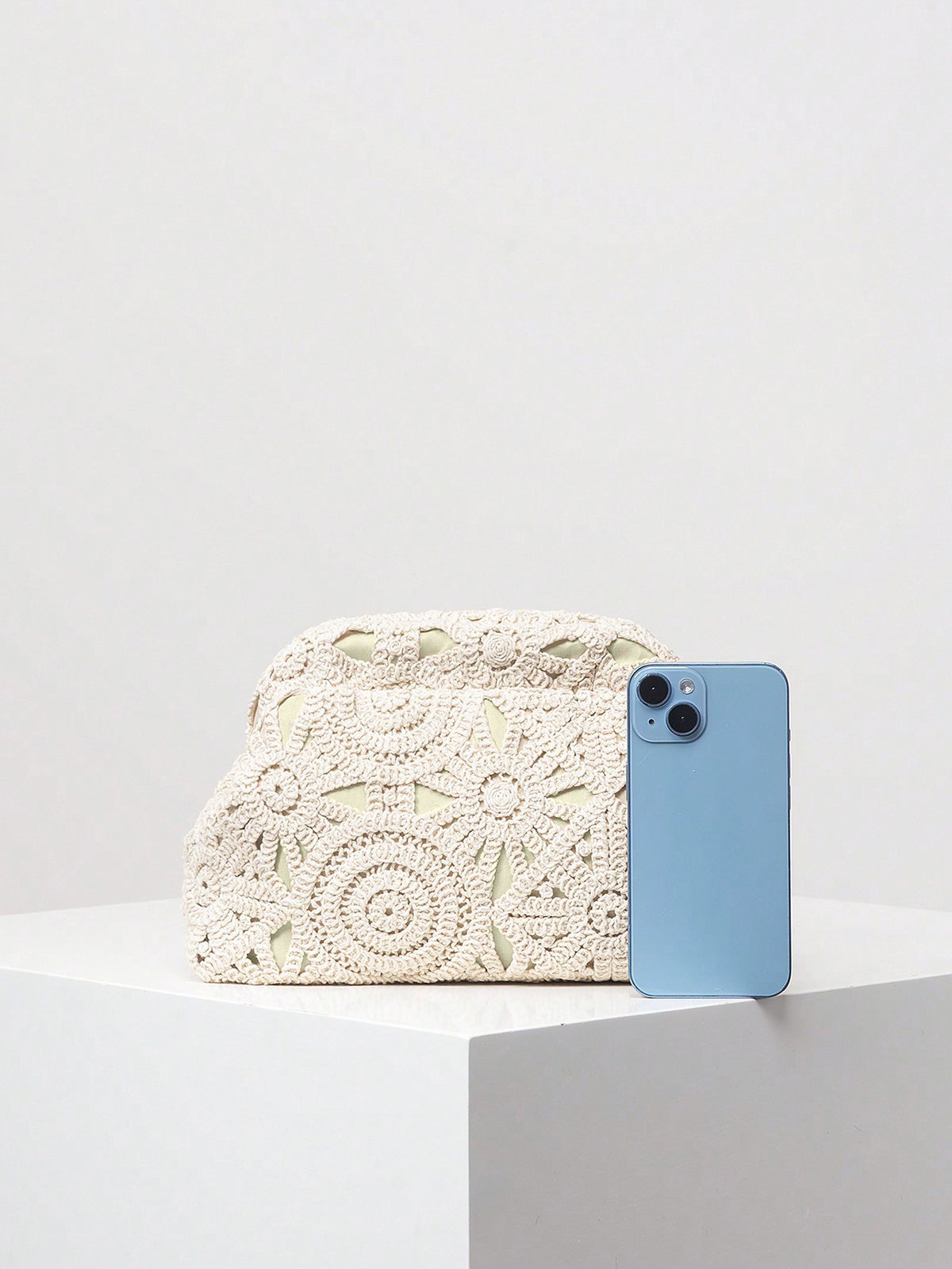 Crochet | Clutch Bag – Boho Handbag - Cotton and Lace