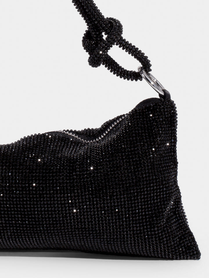 Luxury Shiny Bag with Chain Detail