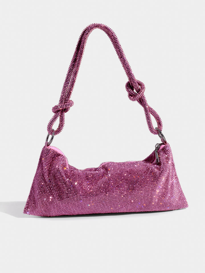 Luxury Shiny Bag with Chain Detail