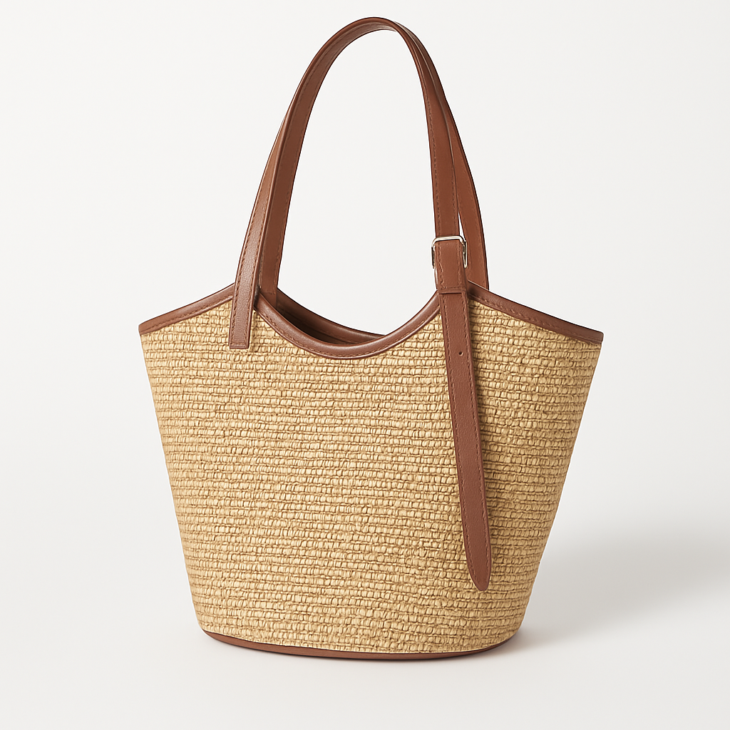 Mexxi | Boho Shopper for Women - Handmade Rattan Beach Bag