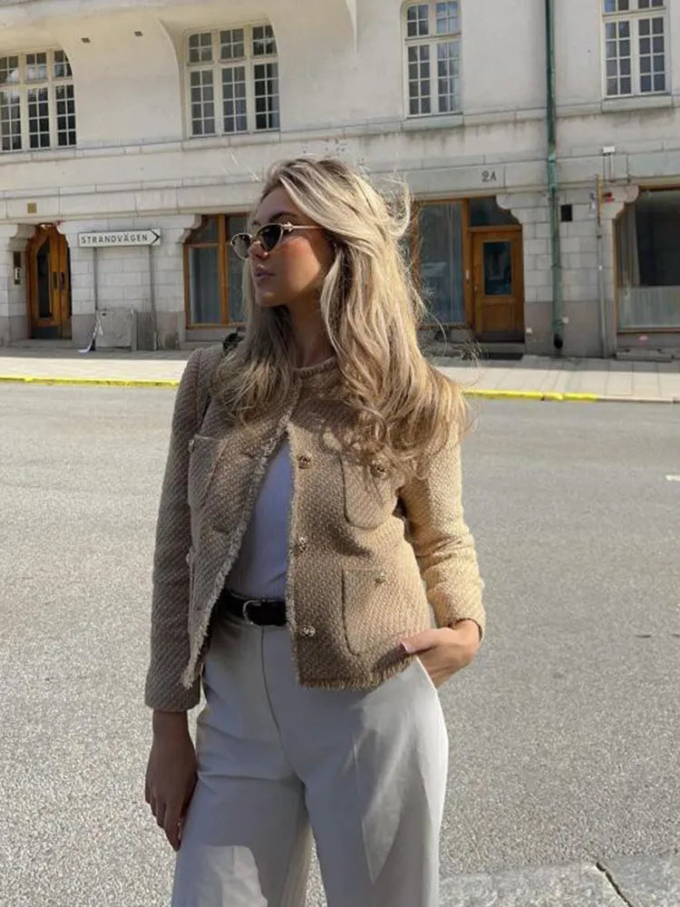 Amije | Two-Piece Jacket with Buttons and Pockets
