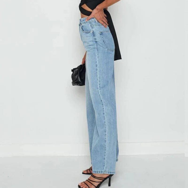 Macy | Mid Rise Wide-Fit Jeans