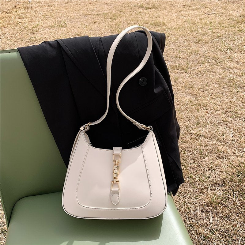 Baguette | Vintage Vegan Leather Shoulder Bag for Women