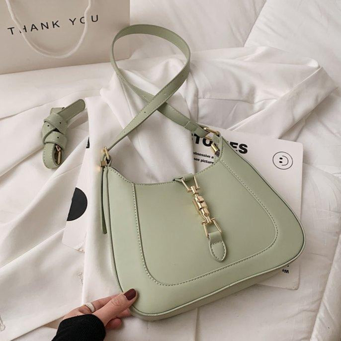 Baguette | Vintage Vegan Leather Shoulder Bag for Women