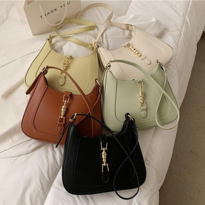 Baguette | Vintage Vegan Leather Shoulder Bag for Women