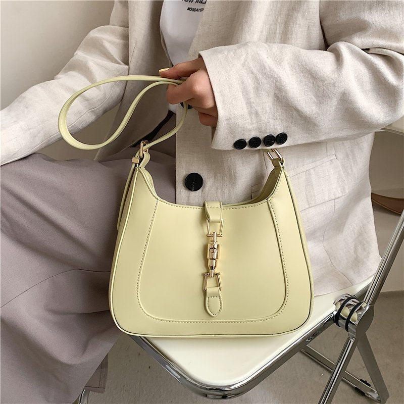 Baguette | Vintage Vegan Leather Shoulder Bag for Women