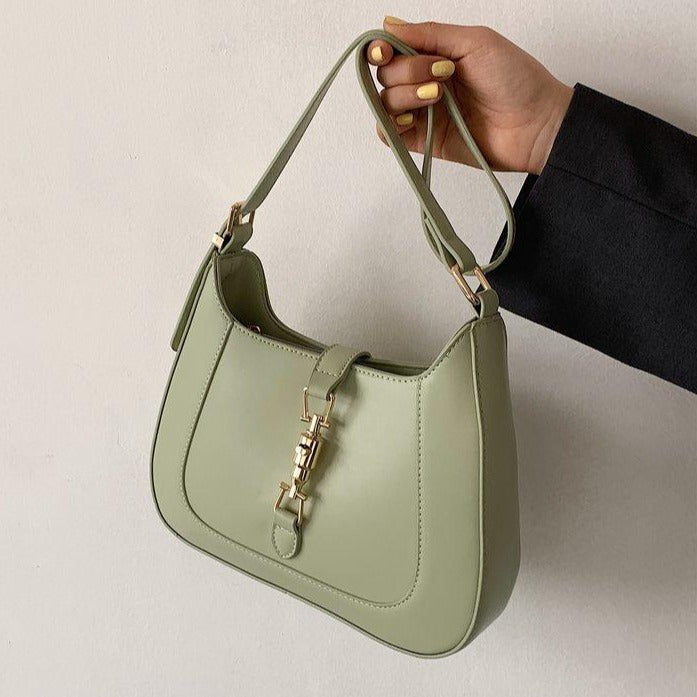 Baguette | Vintage Vegan Leather Shoulder Bag for Women