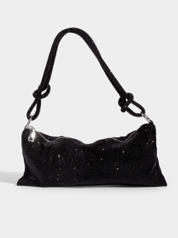 Luxury Shiny Bag with Chain Detail
