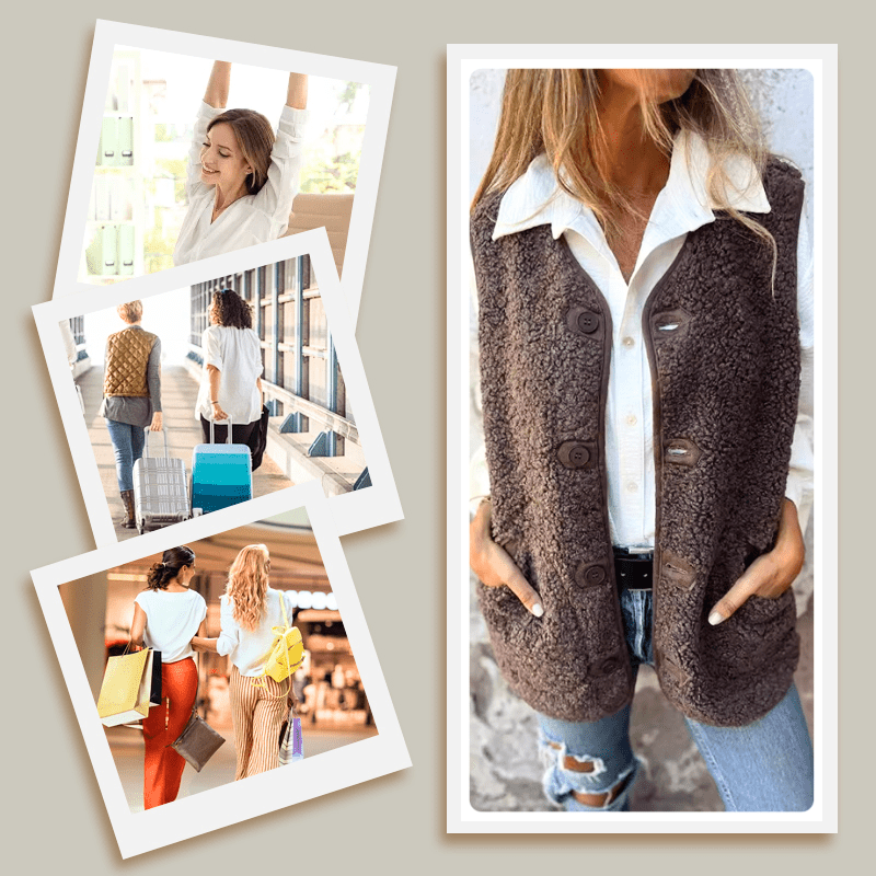 Aleida | Gilet Top for Women - Soft and Warm