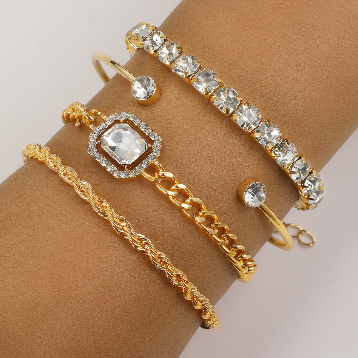 Inyx | Elegant Four-Piece Bracelet Collection