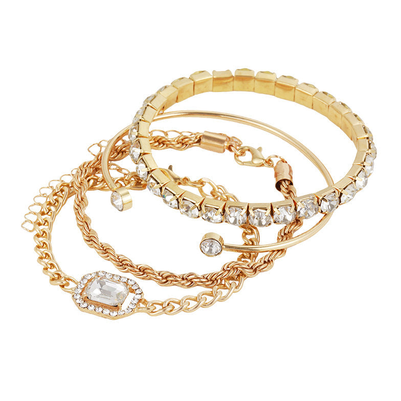 Inyx | Elegant Four-Piece Bracelet Collection