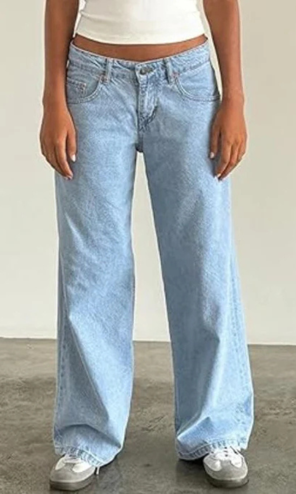 Roja | Trendy Women's Low-Rise Straight-Leg Jeans