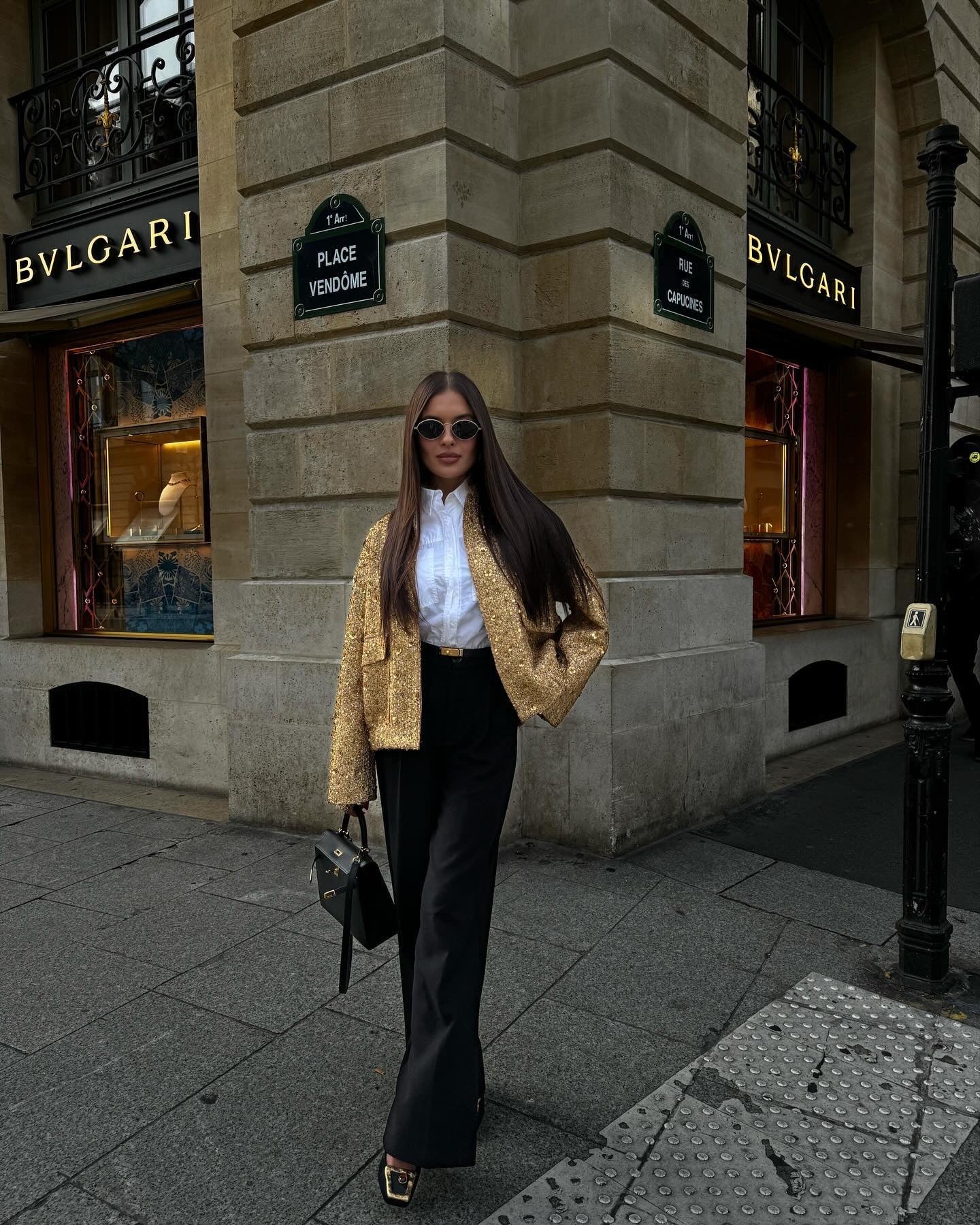 Jane | Luxe Mid-Season Jacket Black, Gold, Silver - Stylish and Comfortable