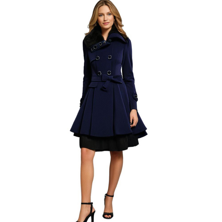 Elena | Warm and Long Winter Coat for Women