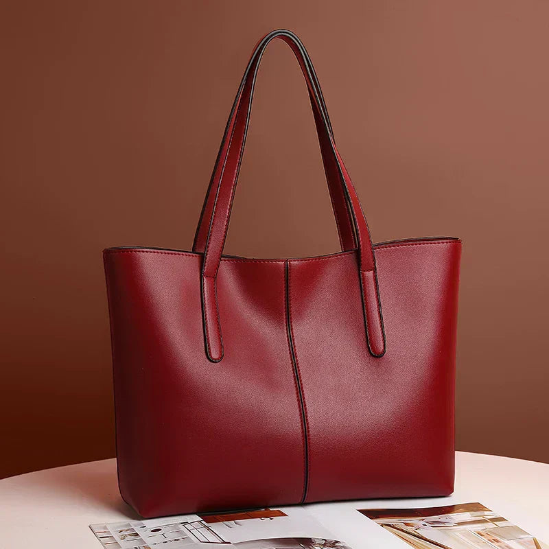 Thaxa | Luxury Leather Shoulder Bag with Adjustable Shoulder Strap