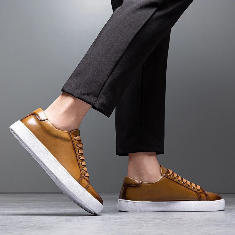 Carter™ - Cozy Leather Sneakers