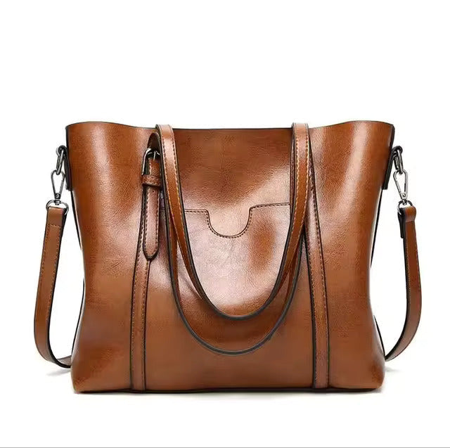 Mirla | Stylish and Spacious Leather Tote Bag