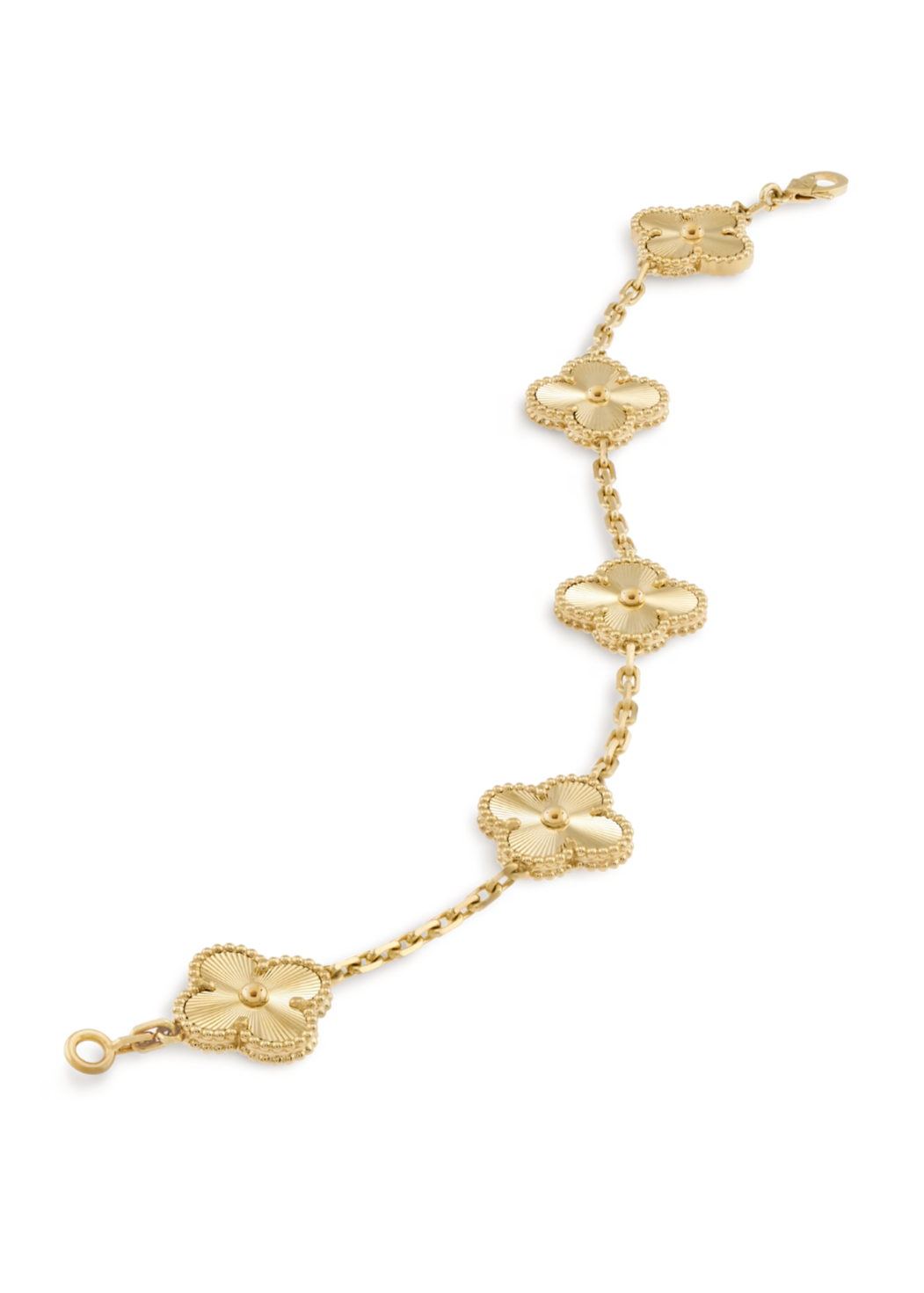Gold Clover Bracelet for Brides – Hypoallergenic Stainless Steel