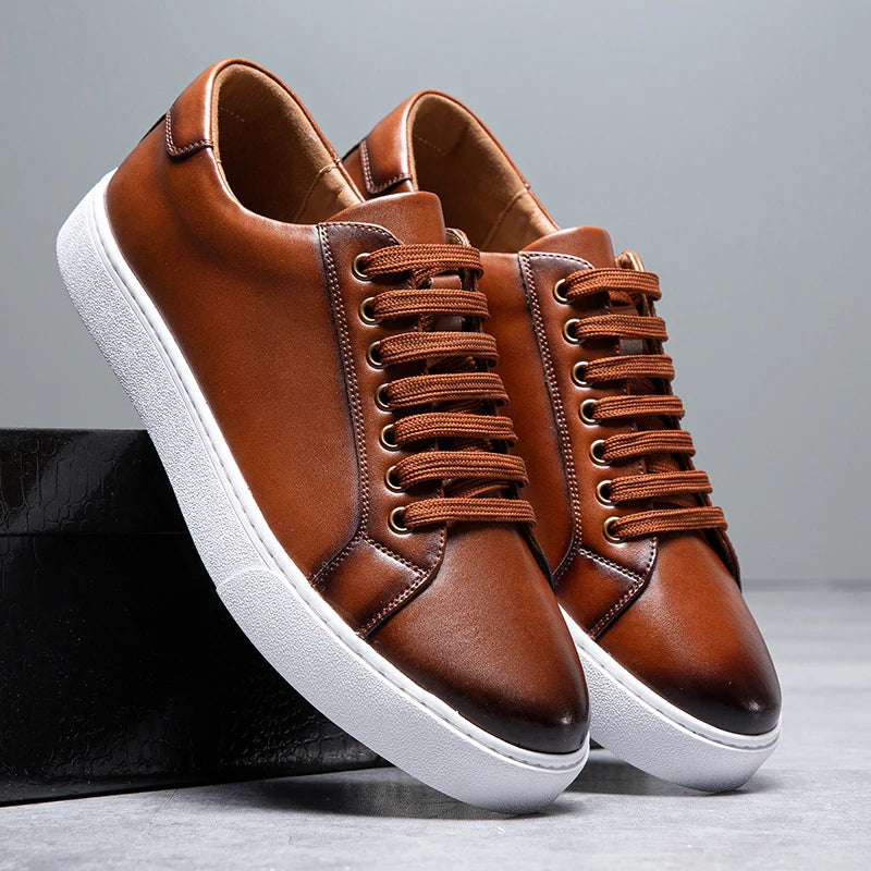 Carter™ - Cozy Leather Sneakers