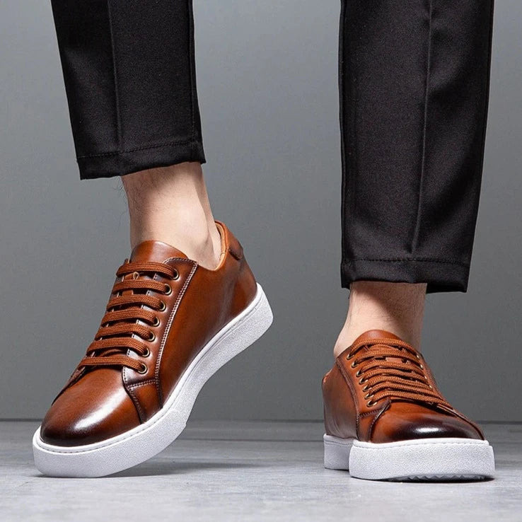 Carter™ - Cozy Leather Sneakers