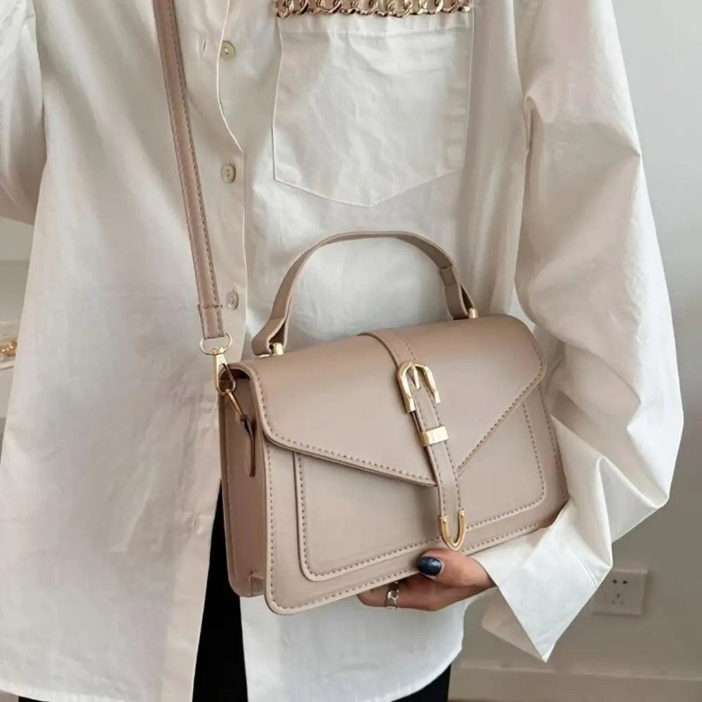 Sorel | Minimalist Crossbody Bag with Buckle Closure