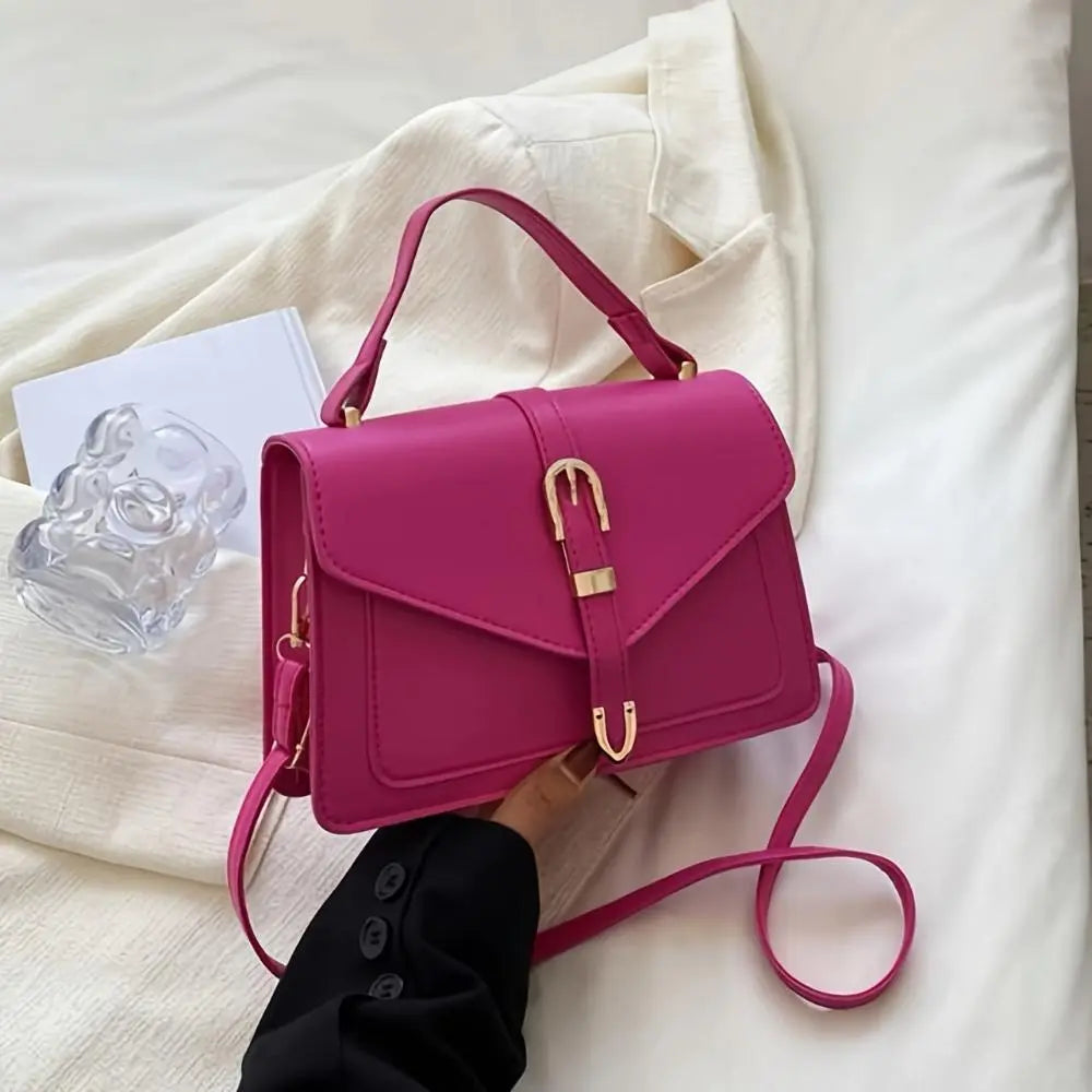 Sorel | Minimalist Crossbody Bag with Buckle Closure