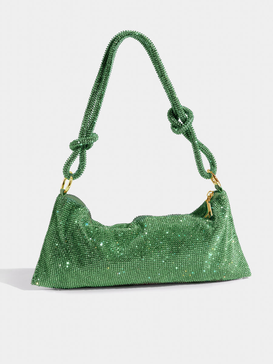 Luxury Shiny Bag with Chain Detail