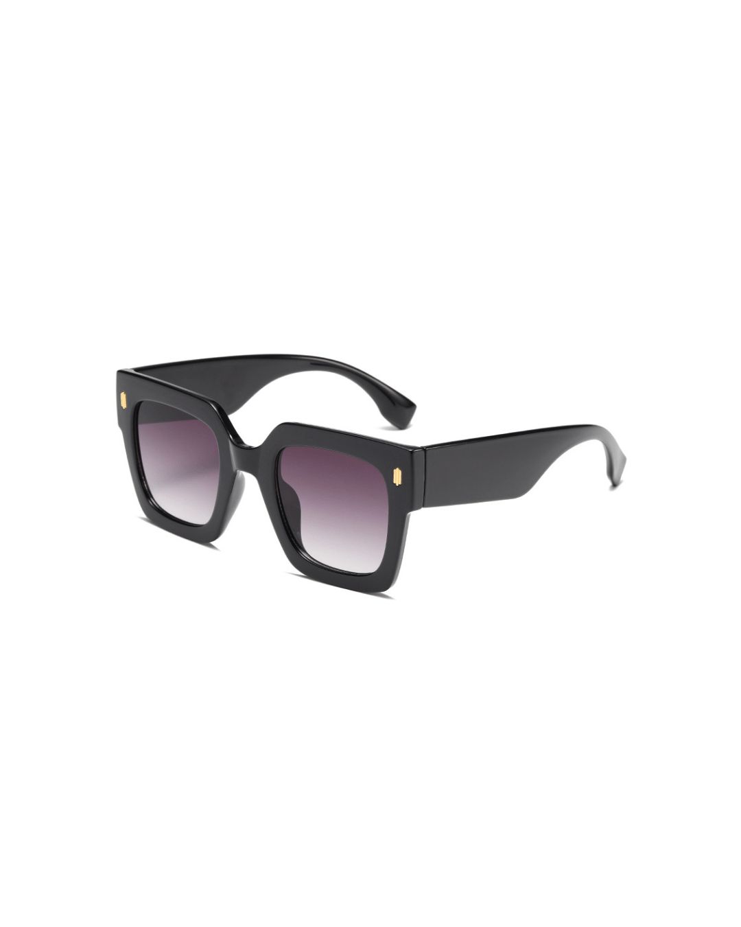 Ann | Black Oversized Sunglasses