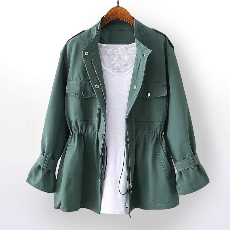 Lizanne | Cotton Blend Trench Coat for Women