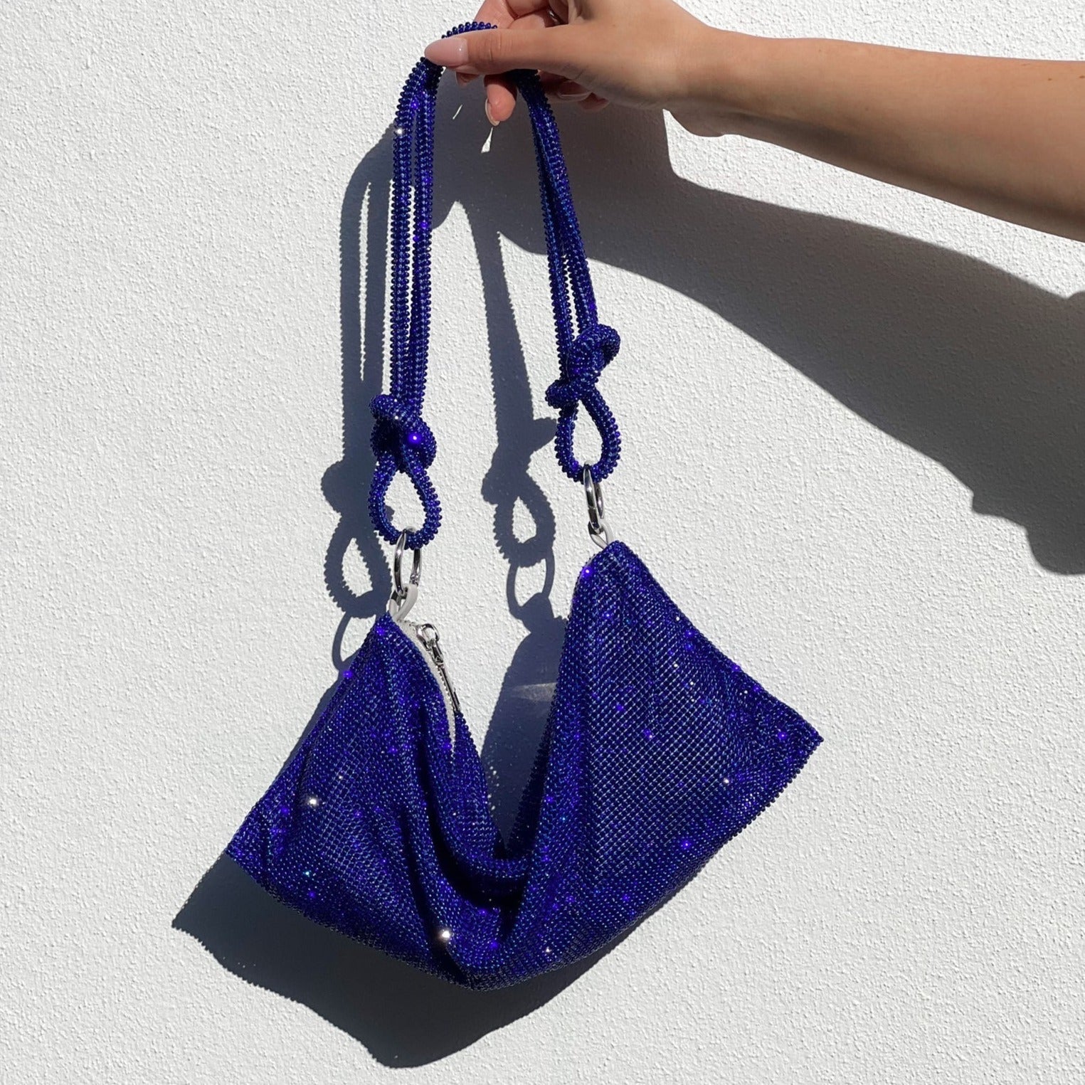 Luxury Shiny Bag with Chain Detail