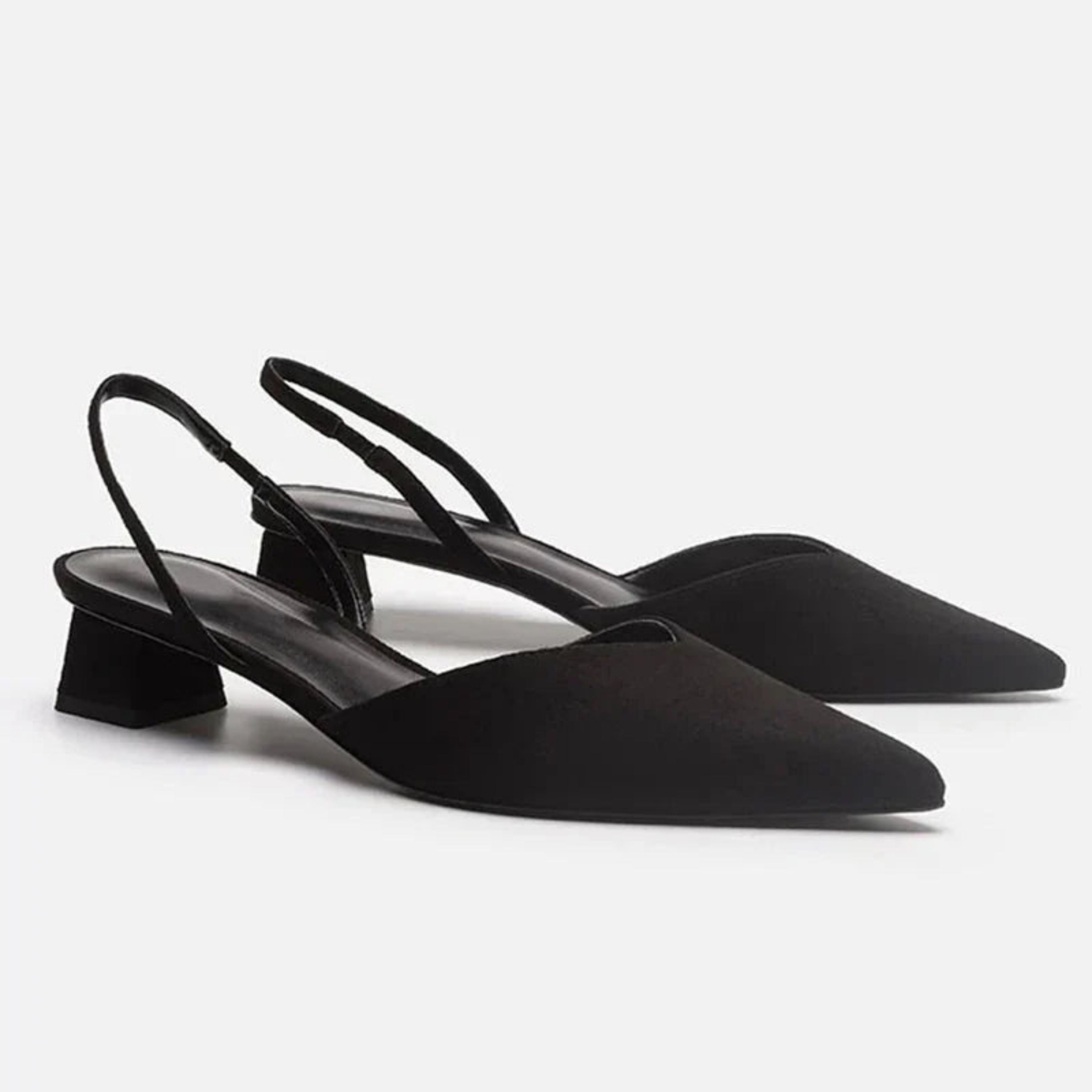 Femke | Stylish Low-Heel Slingback Pumps
