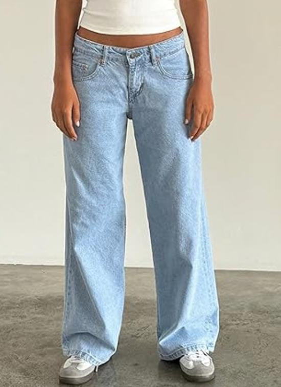Roja | Trendy Women's Low-Rise Straight-Leg Jeans