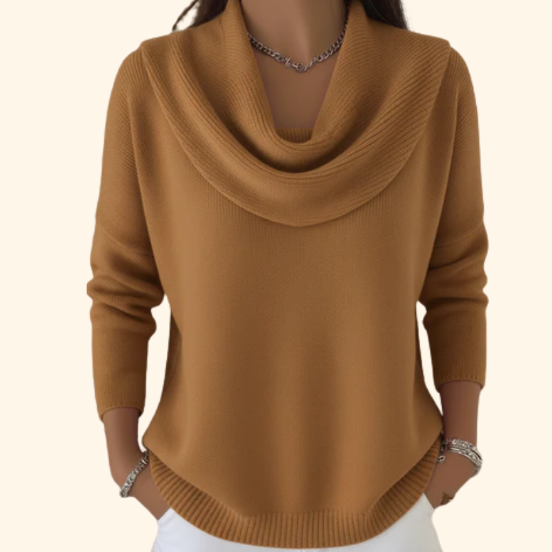 Amelia | Elegant Collared Pullover