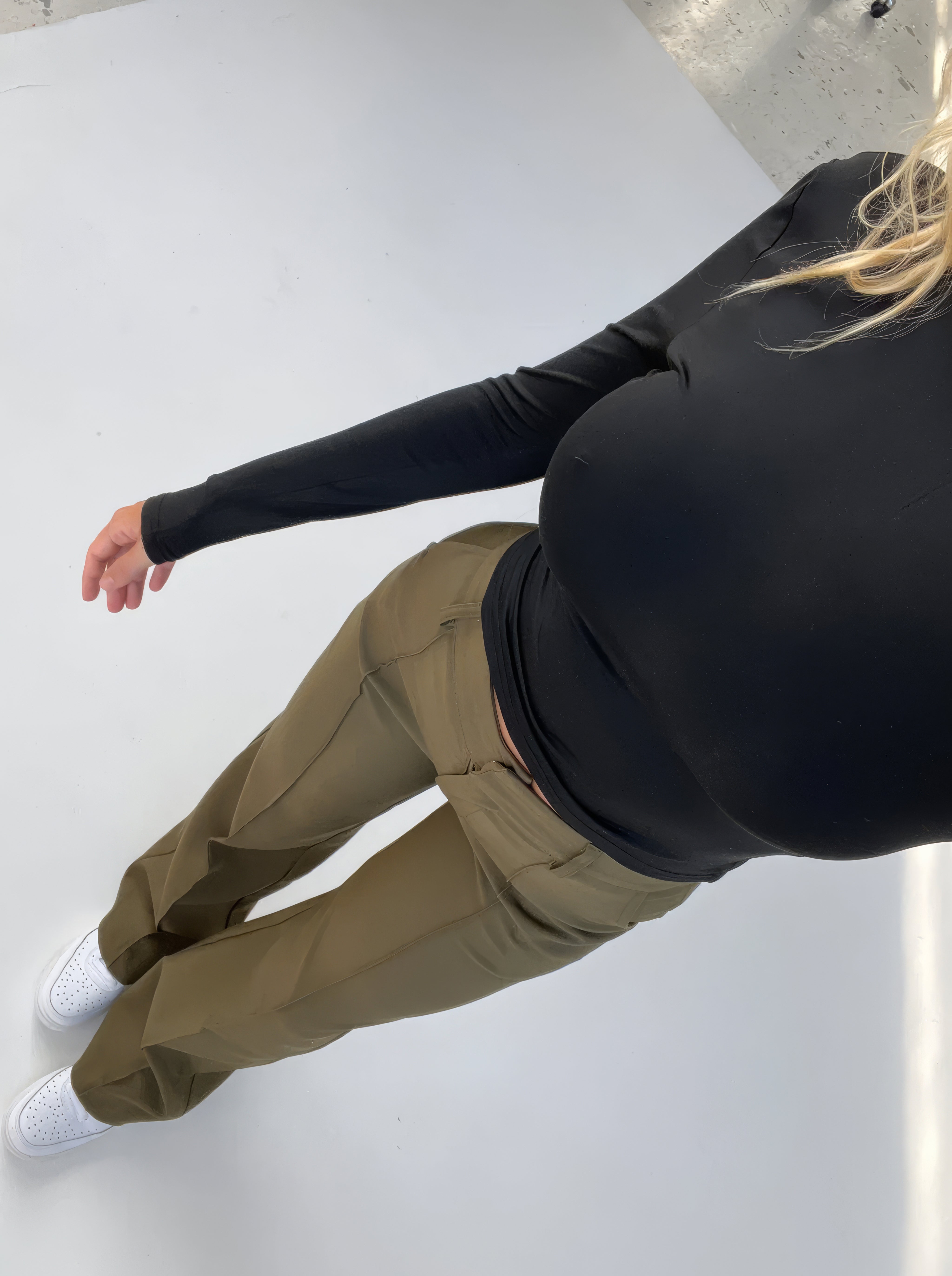 Beau | High-Waisted Straight-Leg Trousers
