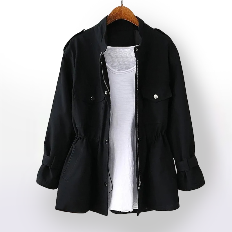 Lizanne | Cotton Blend Trench Coat for Women