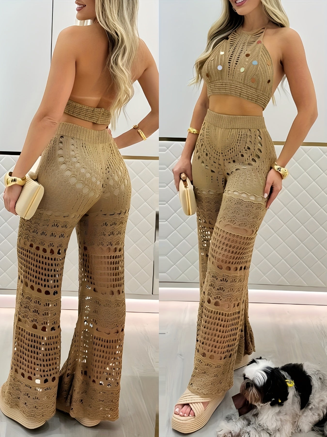 Boho-Chic Crochet Coordinating Set