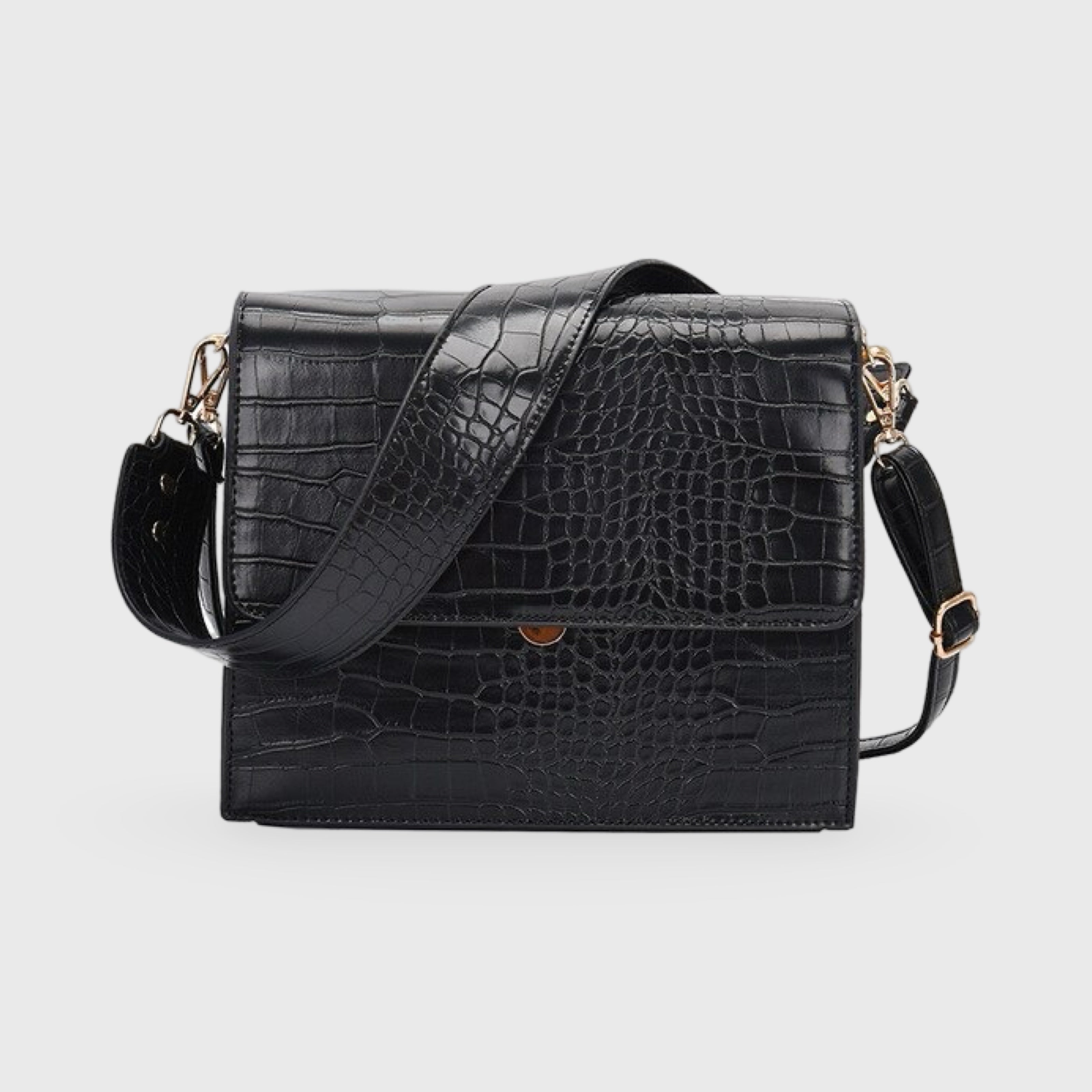Diek | Maxi Croc Shoulder Bag - Crossbody