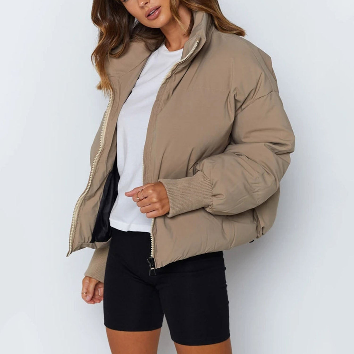 Timona | Cropped Down Jacket for Women – Warm, Light & Stylish